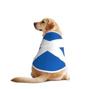Scottish Flag Pet T-Shirts for Dogs-Dog Clothes for Large and Medium Dogs, Comfortable Dog Shirts, Perfect for Daily Wear