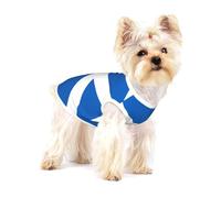 Scottish Flag Premium Dog Tshirt - Soft 100% Cotton Ropa Para Perros, Perfect for Small to Medium Dogs, Stylish and Comfortable Shirts for Dogs L