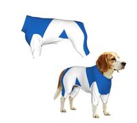Scottish Flag Print Dog Clothes - 4 Legs Jumpsuit Sweatshirt for Small Medium Large Dogs Cats