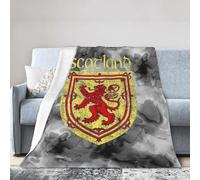 Scottish Flag Rampant Lion Sofa Throws Thick Bed Blankets Cosy Couch Blanket For Home Decor Car Bedroom L