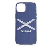 Scottish Flag Scotland Saltire St. Andrew's Cross distressed Case for iPhone 15 Plus