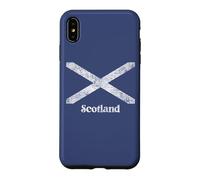 Scottish Flag Scotland Saltire St. Andrew's Cross distressed Case for iPhone XS Max