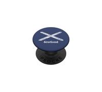Scottish Flag Scotland Saltire St. Andrew's Cross distressed PopSockets Adhesive PopGrip