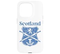 Scottish flag shield lion rampant thistle vintage Scotland Case for iPhone 15 Pro