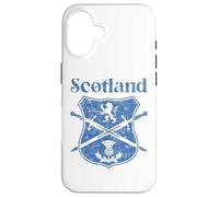 Scottish flag shield lion rampant thistle vintage Scotland Case for iPhone 16