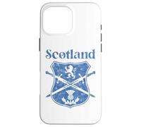 Scottish flag shield lion rampant thistle vintage Scotland Case for iPhone 16 Pro Max