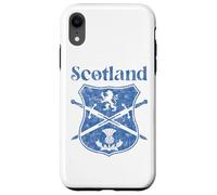 Scottish flag shield lion rampant thistle vintage Scotland Case for iPhone XR