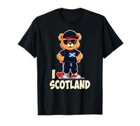 Scottish Flag Teddy Bear I Love Scotland T-Shirt