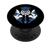Scottish Flag & Thistle s Scots Emblem of Scotland PopSockets Adhesive PopGrip