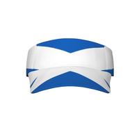 Scottish Flag Unisex Sports Sun Visor Adjustable UV Protection Sun Hat Cap for Beach Pool Golf Tennis, Scottish Flag, One size