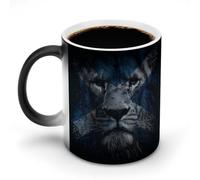 Scottish Flag with Lion Printed Heat Changing Mug Color Change Ceramic Coffee Cup Magic Mugs