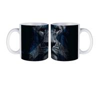 Scottish Flag with Lion Stylish Coffee Mug 11 Oz with Handle Ceramic Tea Cup Mugs for Home Office