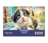 Scottish Fold 1000 Piece Jigsaw Puzzle for Adults And Kids-Challenging Hard Puzzle Game,Home Decoration & Family Fun 70x50cm/1000pcs