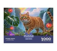 Scottish Fold 1000 Pieces for Adults Jigsaw Puzzles Beautiful Decoration Puzzle Pet Cat Fun Present & Activity for Home70x50cm/1000pcs