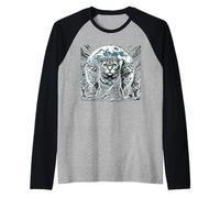 Scottish Fold Cat Moonlight Guardians Raglan Baseball Tee