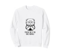 Scottish Fold Cat Perceive me if you dare, mortals fantasy Sweatshirt