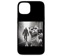 Scottish Fold Cat Selfie Bigfoot Moment Case for iPhone 13