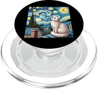 Scottish Fold Cat Under Starry Night Sky PopSockets PopGrip for MagSafe