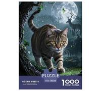 Scottish Fold Jigsaw Puzzle for Adults Kids 1000 Pieces Whimsical Challenge Toy Educational Game Home Decoration Gift 38x26cm