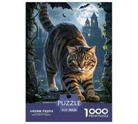 Scottish Fold Jigsaw Puzzle for Adults Kids 1000 Pieces Whimsical Challenge Toy Educational Game Home Decoration Age 14 Years Up 38x26cm