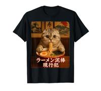Scottish Fold Ramen Cat - Ramen Thief - Japanese - Grunge Value Graphic T-Shirt