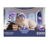 Scottish Fold1000 Piece Puzzle Educational Game Cute Cats A Challenging Puzzle for Adults Children 38x26cm/1000pcs