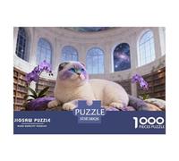 Scottish Fold1000 Piece Puzzle Puzzle Cute Cats Clever Puzzles for The Whole Family 38x26cm/1000pcs