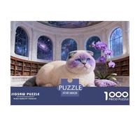 Scottish Fold1000 Piece Puzzle Puzzle Cute Cats Clever Puzzles for The Whole Family 38x26cm/1000pcs