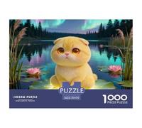 Scottish Fold1000 Piece Puzzle Puzzle Games Cute Cats Clever Puzzles Gifts for Women And Men 70x50cm/1000pcs