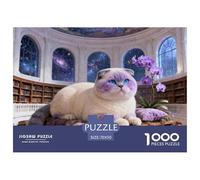 Scottish Fold1000 Piece Puzzle Puzzle Games Cute Cats Puzzle Gift for The Whole Family 70x50cm/1000pcs
