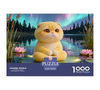 Scottish Fold1000 Piece Puzzle Puzzle Games Cute Cats Puzzle Gift Gifts for Women And Men 70x50cm/1000pcs