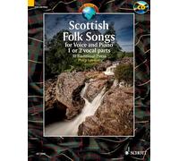 Scottish Folk Songs - 30 Traditional Pieces - Schott World Music - 1 or 2 voices and piano - score and CD - (ED 13800)