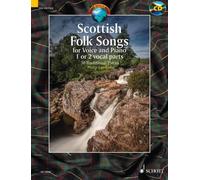Scottish Folk Songs voice and piano (intermediate) with CD 30 Traditional Pieces