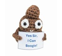 Scottish Football Themed Emotional Support Poo 'Yes Sir I can Boogie', Novelty Toy Gift, Tartan Army, Scotland World Cup, Unisex, Adults, Kids