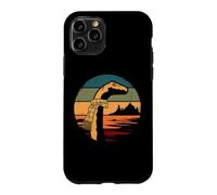 Scottish funny Nessie retro Loch Ness Monster vintage sunset Case for iPhone 11 Pro