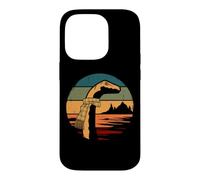 Scottish funny Nessie retro Loch Ness Monster vintage sunset Case for iPhone 14 Pro