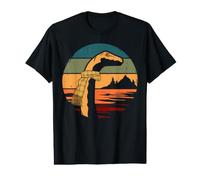 Scottish Funny Nessie Retro Loch Ness Monster Vintage Sunset Value Graphic T-Shirt