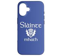 Scottish greeting good health Slainte Mhath Scotland Thistle Case for iPhone 16