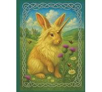 Scottish Highland Angora Rabbit Unicorn Journal - 8.5″ × 11″ Castle Meadow Edition (180 Lined Pages): Whimsical Buck, Doe & Kit Baby Bunny Notebook, ... Dream Diary. Tarot & Oracle Card Records!