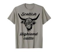 Scottish highland cattle cow Heilan Coo Scotland T-Shirt