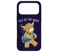 Scottish Highland Cow And Bagpipes Says Och Aye The Moo! Case for iPhone 17 Pro Max