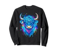 Scottish Highland Cow Cattle Scottish Highlander Hairy Cow Sweatshirt