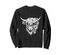 Scottish Highland Cow Cattle Scottish Highlander Hairy Cow Sweatshirt