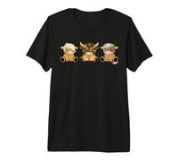 Scottish Highland Cow Cute Hairy Cattle Longhorn Cattle Premium T-Shirt