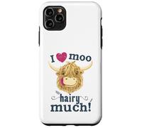 Scottish Highland Cow Loves You Hairy Much Case for iPhone 11 Pro Max