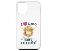Scottish Highland Cow Loves You Hairy Much Case for iPhone 12/12 Pro