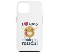 Scottish Highland Cow Loves You Hairy Much Case for iPhone 13