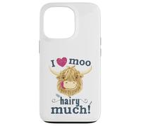 Scottish Highland Cow Loves You Hairy Much Case for iPhone 13 Pro