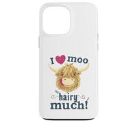 Scottish Highland Cow Loves You Hairy Much Case for iPhone 13 Pro Max