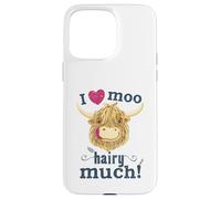 Scottish Highland Cow Loves You Hairy Much Case for iPhone 15 Pro Max